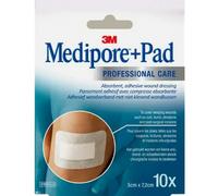 Parapharmacie en ligne > Hygiène & Premiers soins > Produits de Premiers Soins 3M Medipore + Pad Pansements Adhésifs Stériles x 10 5 cm x 7,2 cm - Premiers soins - Pharmacie en ligne LaSante.net