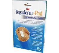 Parapharmacie en ligne > Hygiène & Premiers soins > Produits de premiers soins 3M Tegaderm + Pad Pansements Transparents Stériles 9 cm x 15 cm x 5 - Premiers soins - Pharmacie en ligne LaSante.net