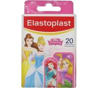 Elastoplast Pansements Princesses Disney assortis – Boîte de 20