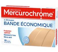 Parapharmacie en ligne > Hygiène & Premiers soins > Produits de premiers soins Mercurochrome Bande Adhésive Economique x 10