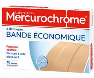 Parapharmacie en ligne > Hygiène & Premiers soins > Produits de premiers soins Mercurochrome Bande Adhésive Economique x 10