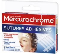 Mercurochrome – Pansements sutures adhésives – Boîte 16 unités