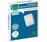 Parapharmacie en ligne > Hygiène & Premiers soins > Produits de premiers soins > Pansements Marque Conseil Pansements Chirurgicaux Stériles 10 cm x 15 cm x 5