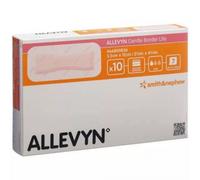Allevyn Gentle Border Lite Pansement Hydrocellulaire Adhésif 5,5x12cm Pièces 10 (66800836)