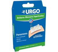 Parapharmacie en ligne > Hygiène & Premiers soins > Produits de premiers soins Urgo Brûlures - Blessures Superficielles Pansements StérilesGrand modèle (x 4)