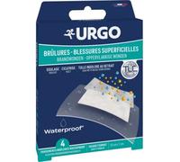Parapharmacie en ligne > Hygiène & Premiers soins > Produits de premiers soins Urgo Brûlures - Blessures Superficielles Pansements WaterproofGrand modèle (x 4)