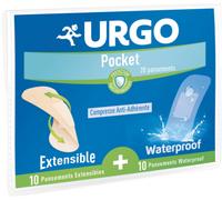 Urgo Pansements Pocket – Extensibles et imperméables – 20 pansements