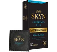 Parapharmacie en ligne > Hygiène & Premiers soins > Produits de sexualité > Préservatifs Skyn Supreme Fell Extra Lubrifiésx 10