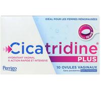 Parapharmacie en ligne > Hygiène & Premiers soins > Produits d'hygiène intime > Produits de toilettes et soins intimes Cicatridine Plus Acide Hyaluronique Ovules Vaginaux x 10