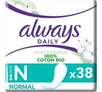 Parapharmacie en ligne > Hygiène & Premiers soins > Produits d'hygiène intime > Protections hygiéniques Always Dailies Cotton Protection Normal 38 Protège-Slips