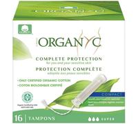 Organyc Tampons compacts 100% coton bio Super 16 unités