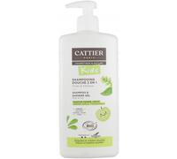 Parapharmacie en ligne > Hygiène & Premiers soins > Produits pour Douche et Bain > Gels douche et savons liquides Cattier Kids Shampooing Douche 2 en 1 Pomme Verte Bio 500 ml - Gels douche et savons l