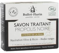 Parapharmacie en ligne > Hygiène & Premiers soins > Produits pour Douche et Bain > Pains de savon Ballot-Flurin Savon Traitant Propolis Noire Bio 100 g - Pains de savon - Pharmacie en ligne LaSante.ne