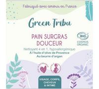 Parapharmacie en ligne > Hygiène & Premiers soins > Produits pour Douche et Bain > Pains de savon Green Tribu Pain Surgras Douceur Bio 110 g - Pains de savon - Pharmacie en ligne LaSante.net