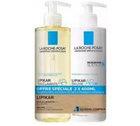 Parapharmacie en ligne > Hygiène & Premiers soins > Produits pour la douche et le bain > Gels douche et savons liquides La Roche-Posay Lipikar Huile Lavante AP+ 400 ml + Baume AP+M 400 ml