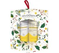 Parapharmacie en ligne > Hygiène & Premiers soins > Produits pour la douche et le bain > Gels douche et savons liquides Alvadiem Xerolia Lait Corps Hydratant 30 ml + Xerolia Gel Douche Surgras 30 ml