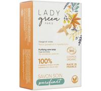 Parapharmacie en ligne > Hygiène & Premiers soins > Produits pour la douche et le bain > Pains de savon Lady Green Savon Soin Purifiant Bio 100 g