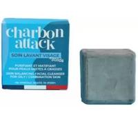 Parapharmacie en ligne > Hygiène & Premiers soins > Produits pour la douche et le bain > Pains de savon Lamazuna Charbon Attack Soin Lavant Visage Solide Charbon Attack 28 ml