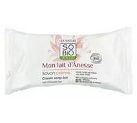 SO'BiO étic - Savon crème Bio - Mon Lait d'Ânesse - Tous types de peaux - Certifié Cosmebio - Savon de 100 g