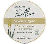 CIEL D'AZUR Savon surgras Aloé vera 20% Bio 90 g