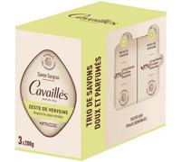 Parapharmacie en ligne > Hygiène & Premiers soins > Produits pour la douche et le bain > Pains de savon Rogé Cavaillès Savon Surgras Zeste de Verveine 3 x 200g