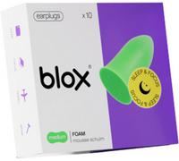 blox® Gamme Sleep & Focus - Mousse Medium Verte Bouchons D'Oreille 5x2 pc(s)