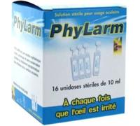 Parapharmacie en ligne > Hygiène & Premiers soins > Produits pour l'hygiène des yeux PhyLarm 0,9% Solution Oculaire Unidoses 16 x 10 ml