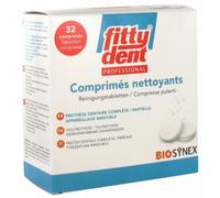 Parapharmacie en ligne > Hygiène & Premiers soins > Soins bucco-dentaires > Appareils dentaires Fittydent Professional Comprimés Nettoyants 32 Comprimés - Appareils dentaires - Pharmacie en ligne LaSa