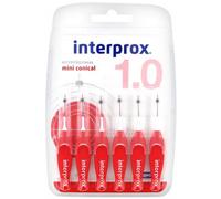 Parapharmacie en ligne > Hygiène & Premiers soins > Soins bucco-dentaires > Brosses à dents Dentaid Interprox Mini Conical Rouge Brossettes x 6 - Brosses à dents - Pharmacie en ligne LaSante.net