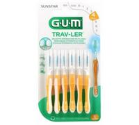 Brossettes Interdentaires - Sunstar - Trav-Ler 1514 - 1.3 mm - 6 Unités - Réutilisables