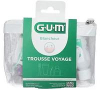 Parapharmacie en ligne > Hygiène & Premiers soins > Soins bucco-dentaires > Brosses à dents GUM Trousse Voyage Blancheur