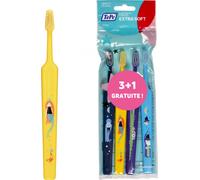 TePe Brosses à dents enfants Extra souples Pack famille 4 pièces