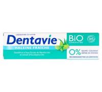 Parapharmacie en ligne > Hygiène & Premiers soins > Soins bucco-dentaires > Dentifrices Dentavie Dentifrice Haleine Fraiche Bio 75 ml