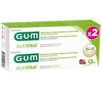 Parapharmacie en ligne > Hygiène & Premiers soins > Soins bucco-dentaires > Dentifrices GUM Activital Dentifrice Q10 2 x 75 ml