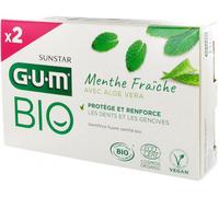 Parapharmacie en ligne > Hygiène & Premiers soins > Soins bucco-dentaires > Dentifrices GUM Dentifrice Bio Menthe Fraîche 2 x 75 ml
