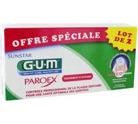 Parapharmacie en ligne > Hygiène & Premiers soins > Soins bucco-dentaires > Dentifrices GUM Paroex Gel Dentifrice 2 x 75 ml