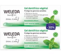 Weleda Dentifrice Gel Végétal Menthe Verte 2 x 75 ml