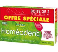 Parapharmacie en ligne > Hygiène & Premiers soins > Soins bucco-dentaires Homéodent Soin Gencives Sensibles Anis 75 ml x 2