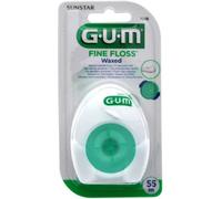 Gum® Fine floss fil dentaire cylindrique ciré Fil 55 m