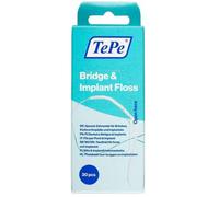 Parapharmacie en ligne > Hygiène & Premiers soins > Soins bucco-dentaires > Soins des gencives et des dents TePe Fil Dentaire Bridge & Implant Floss x 30