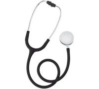 SPENGLER Cardiophone Laubry Chrome, Stéthoscope de Diagnostic Médical, Simple Pavillon en Alliage Zamac, Précis, Très Haute Qualité Acoustique, Polyvalent (Noir)