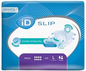 Parapharmacie en ligne > Matériel Médical > Matériel pour l'incontinence urinaire Change complet Ontex-ID Expert Slip Maxi Large x 15