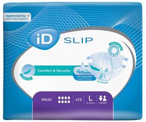 Parapharmacie en ligne > Matériel Médical > Matériel pour l'incontinence urinaire Change complet Ontex-ID Expert Slip Maxi Large x 15