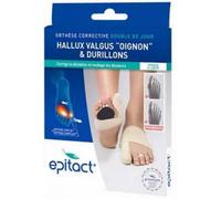 Epitact Attelle de cheville et de pied – Orthèse Double Epithélium + Hallux Valgus S