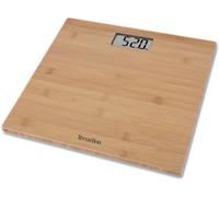 Terraillon - Pèse-personne Bamboo, plateau bambou ultra-plat, écran LCD, 150 kg, 100 g