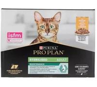 Parapharmacie en ligne > Vétérinaire > Alimentation pour animaux > Croquettes animaux > Croquettes chat Purina Proplan Chat Adulte Stérilisé Poulet Sachets 85 g x 10