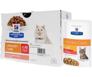 Parapharmacie en ligne > Vétérinaire > Alimentation pour pour animaux > Croquettes pour animaux Hill's Urinary Care c/d Saumon 12 x 85 g