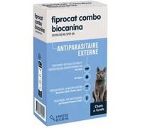 Parapharmacie en ligne > Vétérinaire > Produits anti-parasites pour animaux > Anti-parasites pour chat Biocanina Fiprocat Combo 50 mg Antiparasitaire Externe Chats et Furets Pipettes x 3