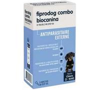Parapharmacie en ligne > Vétérinaire > Produits anti-parasites pour animaux > Anti-parasites pour chien Biocanina Fiprodog Combo Antiparasitaire Externe Petits Chiens 2 - 10 kg Pipettes x 3