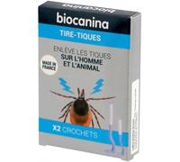 Parapharmacie en ligne > Vétérinaire > Produits Anti-parasites Pour Animaux Biocanina Tire-Tiques x 2 - Anti-parasites - Pharmacie en ligne LaSante.net